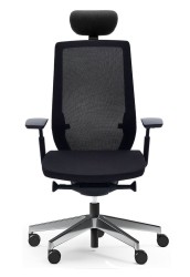 Fotel  AccisPro 151 SFL czarny SKÓRA WYSYŁKA 24h